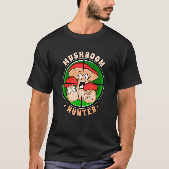 T-shirt Chasseur de champignons Champignons Picker (Devant)