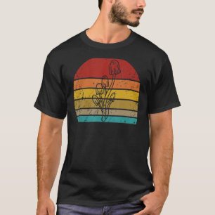 T-shirt Chasseur de champignons vintage Mycologie Shroom F