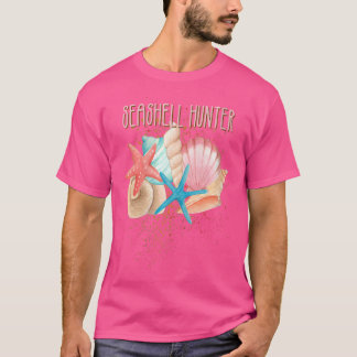 T-shirt Chasseur de coquillages de mer Plage Ocean Beachco