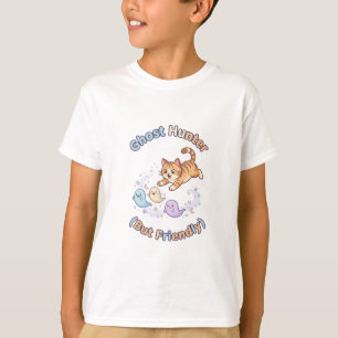 T-shirt Chasseur de fantômes mais chat amical fantômes Hal