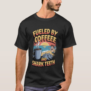 T-shirt Chasseur de fossiles de dents de requin stimulé pa