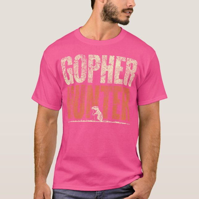 T-shirt Chasseur de gophers (Devant)