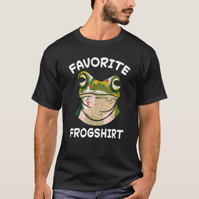 T-shirt Chasseur de grenouille Love Toad Frog Chasseur Amp (Devant)