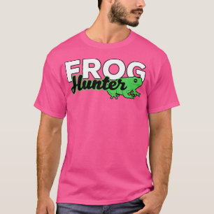 T-shirt Chasseur De Grenouille Ou Capteur Amphibien Pour L