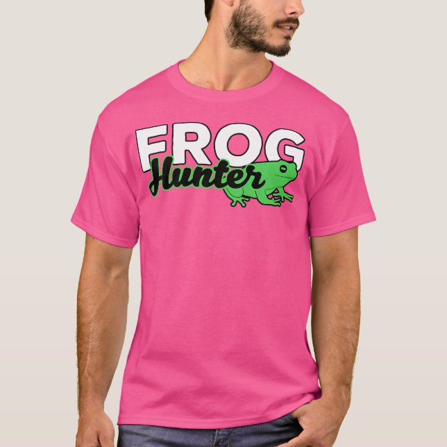 T-shirt Chasseur De Grenouille Ou Capteur Amphibien Pour L (Devant)
