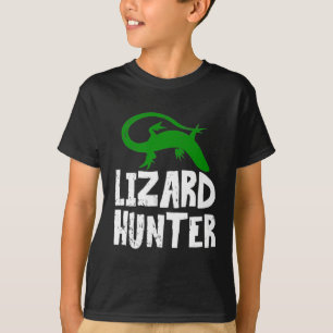 T-shirt Chasseur de Lézard amusant Reptile aimant l'enfant