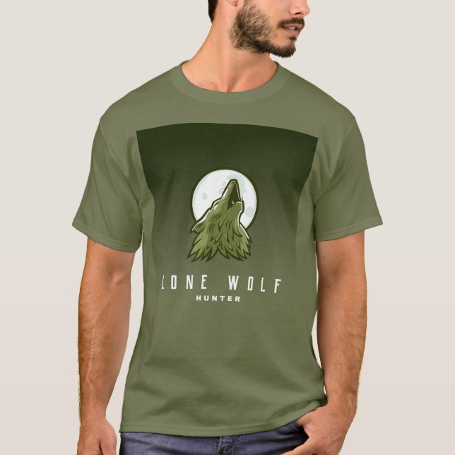 T-shirt Chasseur de loup solitaire (Devant)