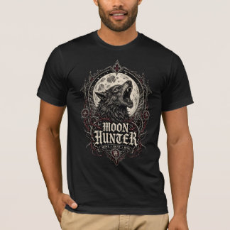T-shirt CHASSEUR DE LUNE — Emblème de loup-garou