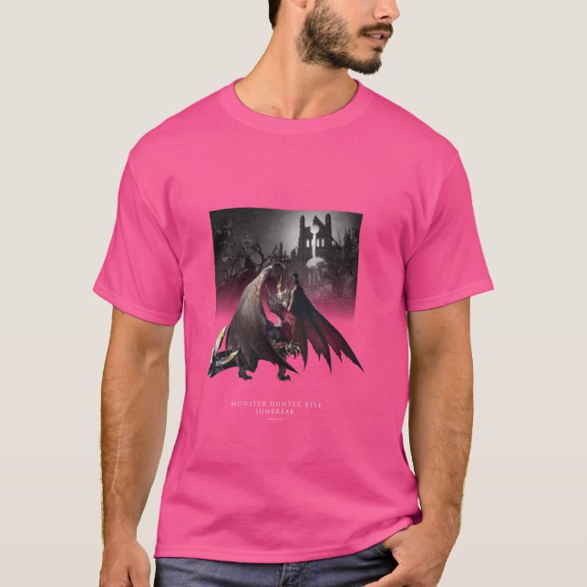 T-shirt CHASSEUR DE MONSTRES RISESUNBREAK Malzeno (Devant)