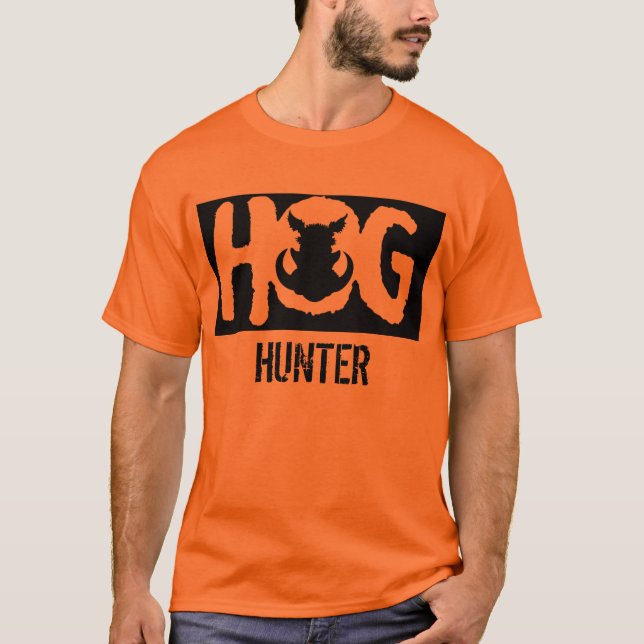 T-SHIRT CHASSEUR DE PORC (Devant)