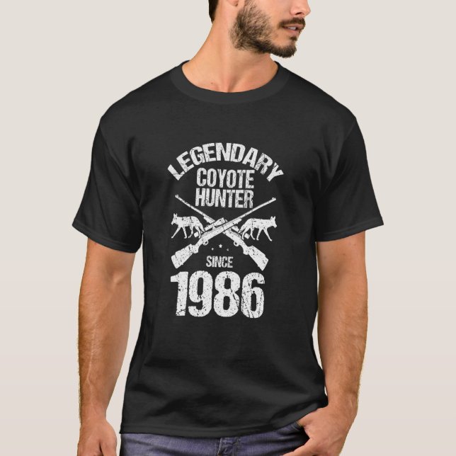T-shirt Chasseur de prédateurs et piégeage de coyote pour  (Devant)