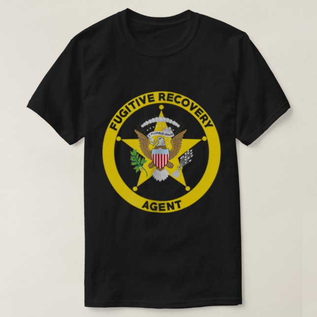 T-shirt chasseur de primes pour agents de récupéra (Design devant)