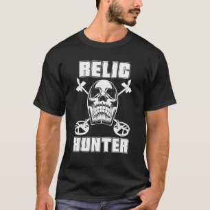 T-shirt Chasseur de Reliques Détecteur de Métaux Chasse au