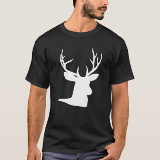 T-shirt Chasseur de rennes de Noël Viande de cerf Chasse a