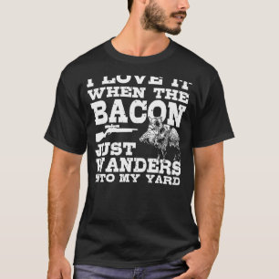 T-shirt Chasseur de sanglier Chasse animale sauvage Chasse