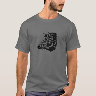 T-shirt Chasseur de sangliers amusants à la recherche de