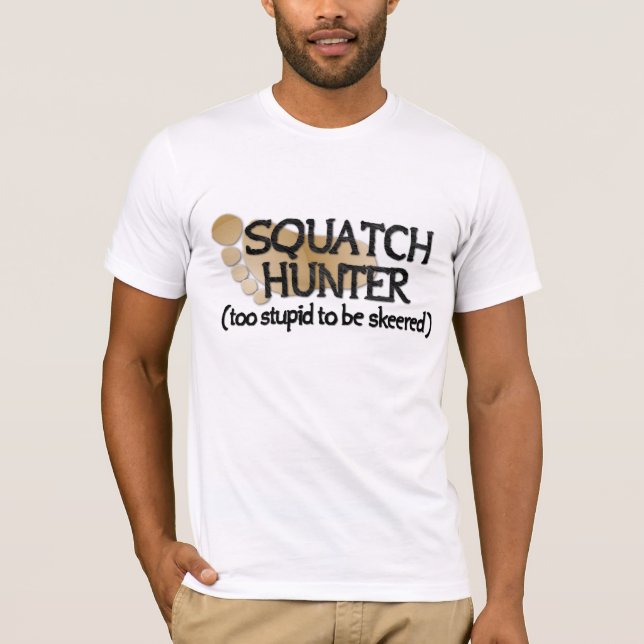 T-shirt Chasseur de Squatch (Devant)