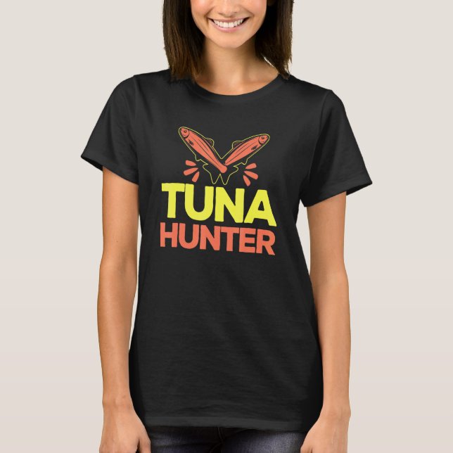 T-shirt Chasseur de thon cool pêcheur de thon pêche de tho (Devant)