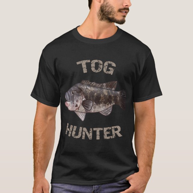 T-shirt Chasseur de traîneau Tautog (Devant)