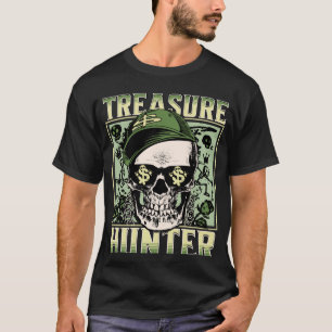 T-shirt Chasseur de trésor Détecteur de métal Graffiti Det