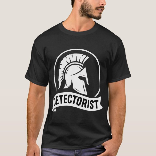 T-shirt Chasseur de trésor détecteur de métaux conception (Devant)