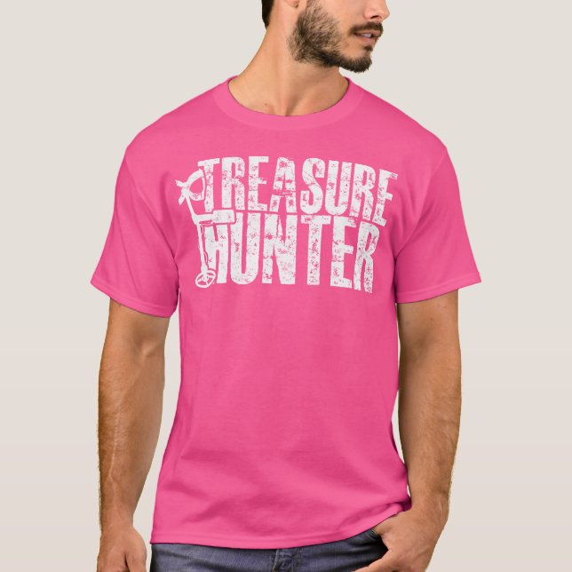 T-shirt Chasseur de trésor Détection de métal (Devant)