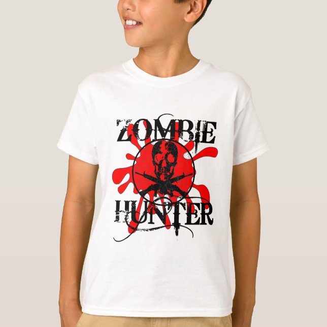T-shirt Chasseur de zombi (Devant)
