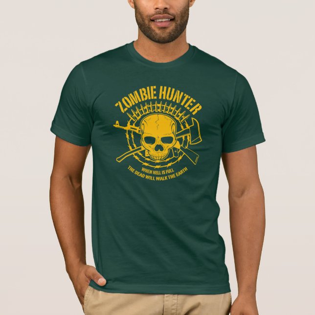 T-shirt Chasseur de zombi (Devant)