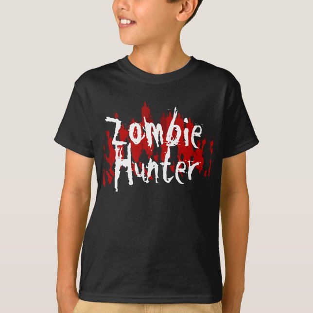 T-shirt Chasseur de zombi (Devant)