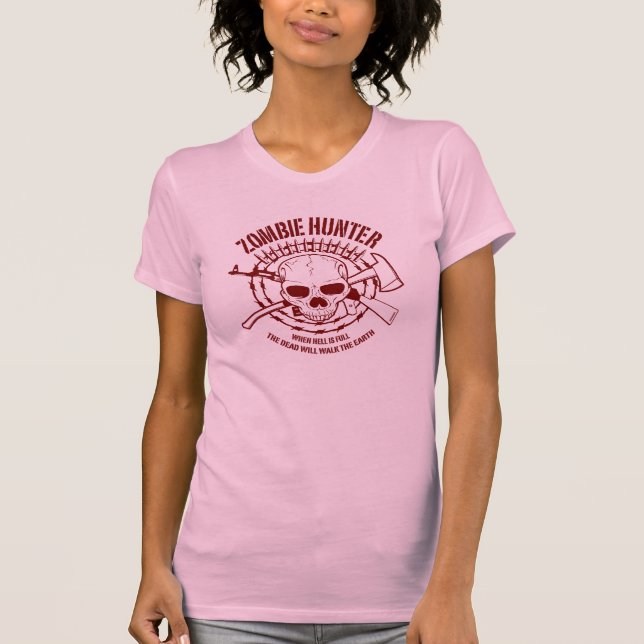 T-shirt Chasseur de zombi (Devant)