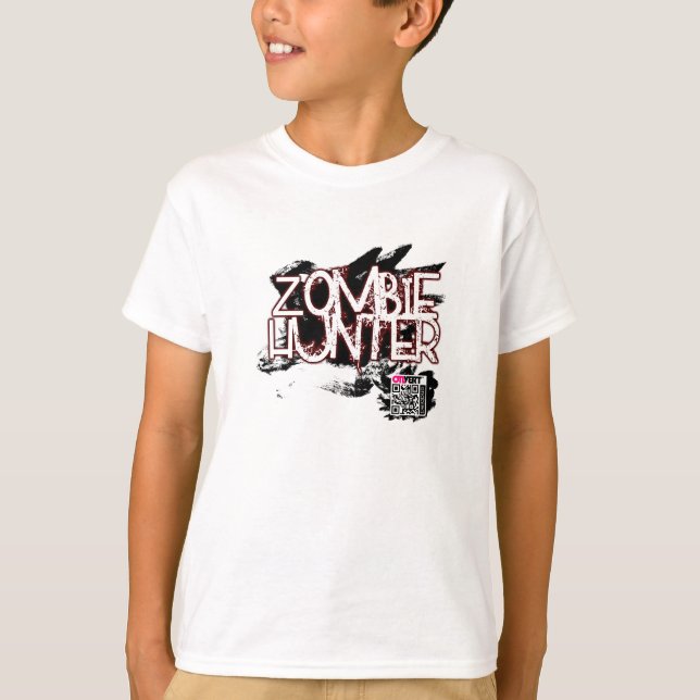 T-shirt Chasseur de zombi - modes augmentées de réalité (Devant)