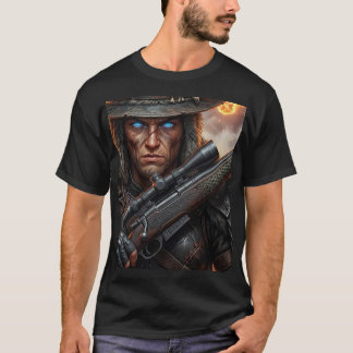 T-shirt Chasseur de zombies Halloween vintage Chasseur de