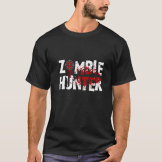 T-shirt Chasseur de zombies Horreur Halloween Mort Corps Z