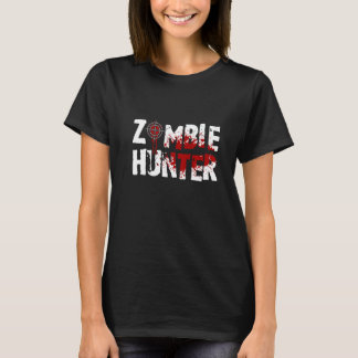 T-shirt Chasseur de zombies Horreur Halloween Mort Corps Z