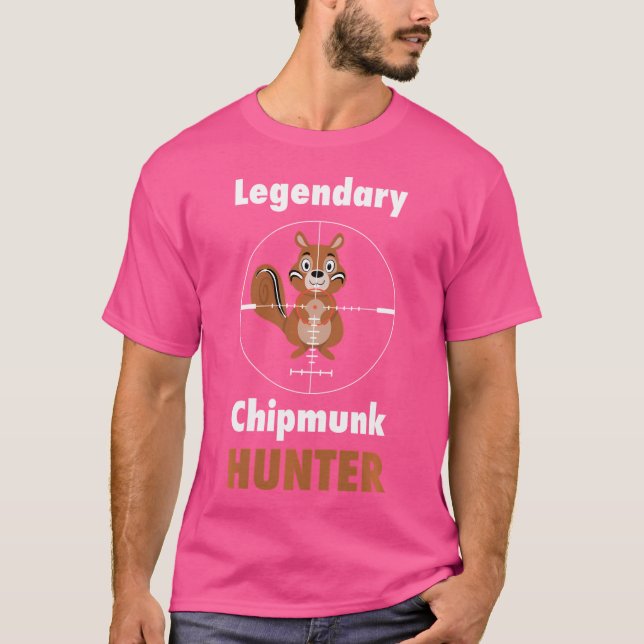 T-shirt Chasseur d'écureuil de Chipmunk (Devant)
