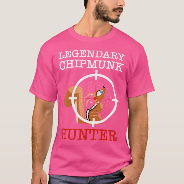 T-shirt Chasseur d'écureuil de Chipmunk (Devant)