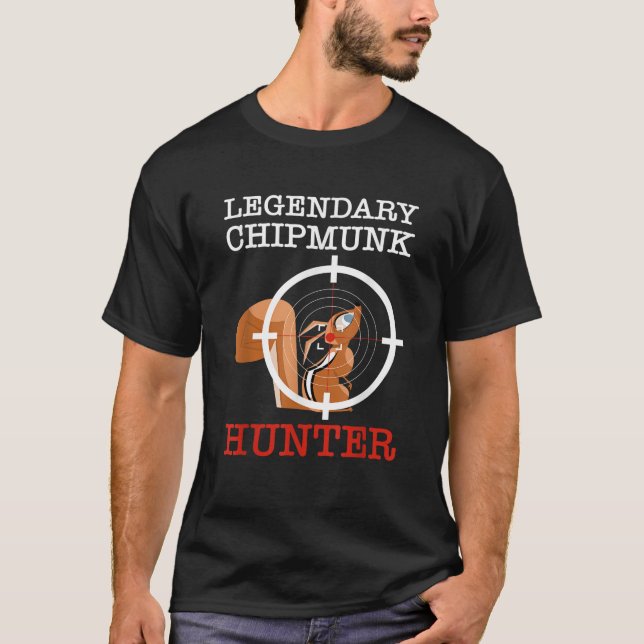 T-shirt Chasseur d'écureuil de Chipmunk (Devant)