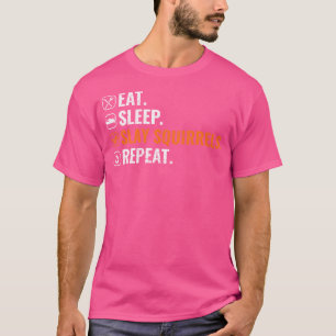 T-shirt Chasseur D'Écureuil Mangez Des Écureuils De Sommei