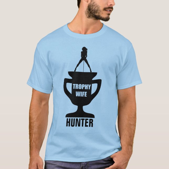 T-SHIRT CHASSEUR D'ÉPOUSE DE TROPHÉE (Devant)