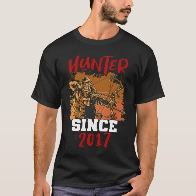 T-shirt Chasseur depuis 2017 (Devant)
