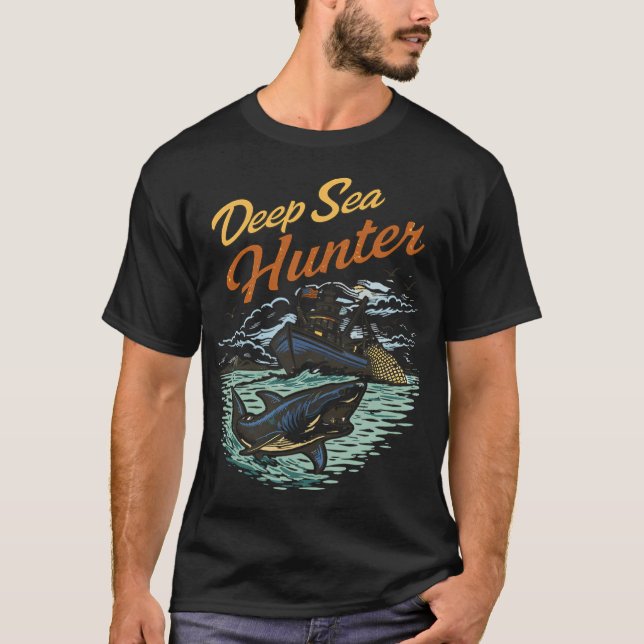 T-shirt Chasseur des profondeurs (Devant)