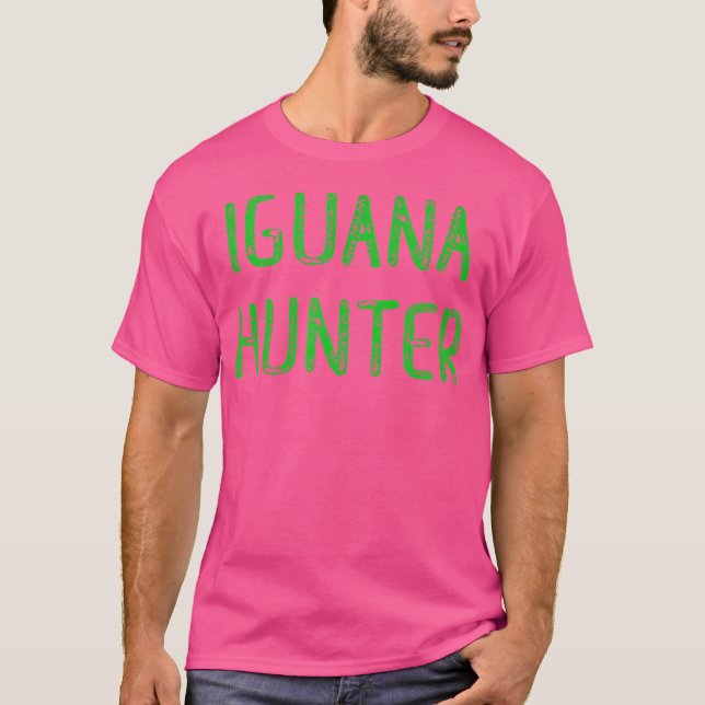 T-shirt Chasseur d'iguanes Chasse (Devant)