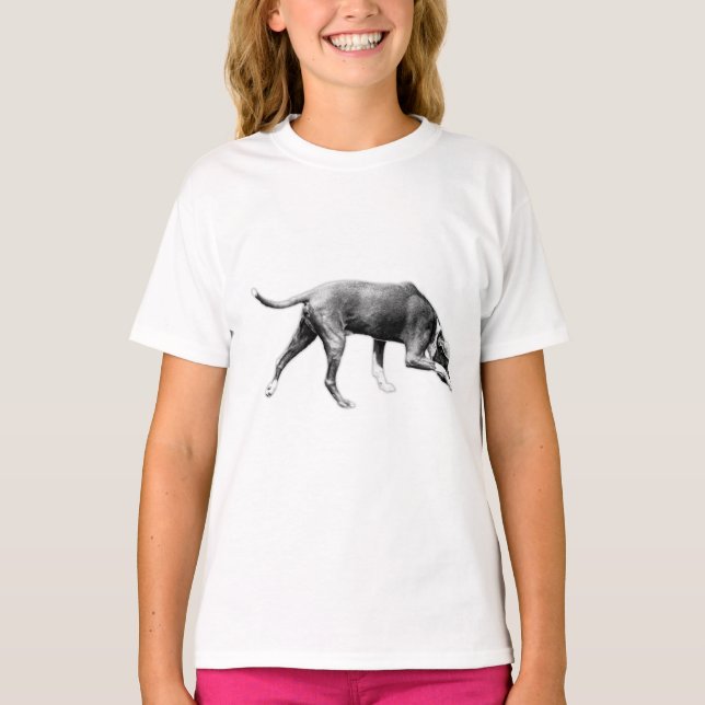 T-shirt Chasseur d'odeurs - Réalisme monochrome (Devant)