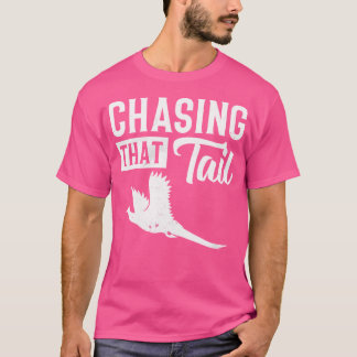 T-shirt Chasseur d'oiseaux de faisan poursuivant cette que