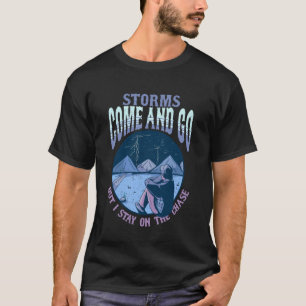 T-shirt Chasseur d'orages météorologue les tempêtes vienne