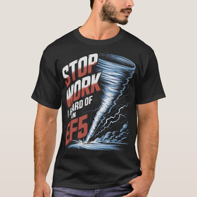T-shirt Chasseur d'orages S2 Storm Chasing (165) (Devant)