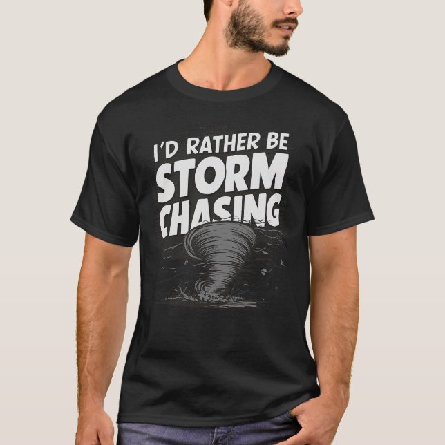 T-shirt Chasseur d'orages S2 Storm Chasing (170) (Devant)
