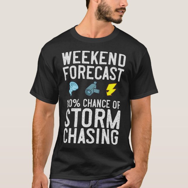 T-shirt Chasseur d'orages S2 Storm Chasing (191) (Devant)