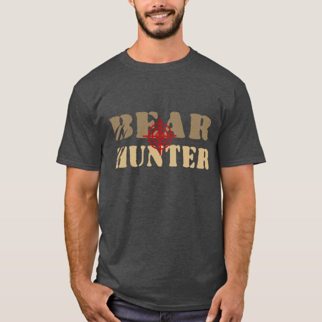 T-SHIRT CHASSEUR D'OURS FIER DE L'OURS (Devant)
