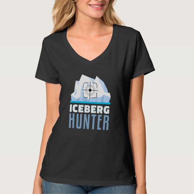 T-shirt Chasseur Iceberg Purify Eau Vodka Makers Ice Hunti (Devant)